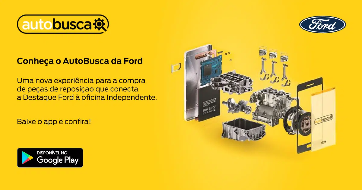 Novo banner Auto Busca App Reparador Ford